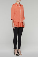 Sparkle Trim Tunic Color Daylily